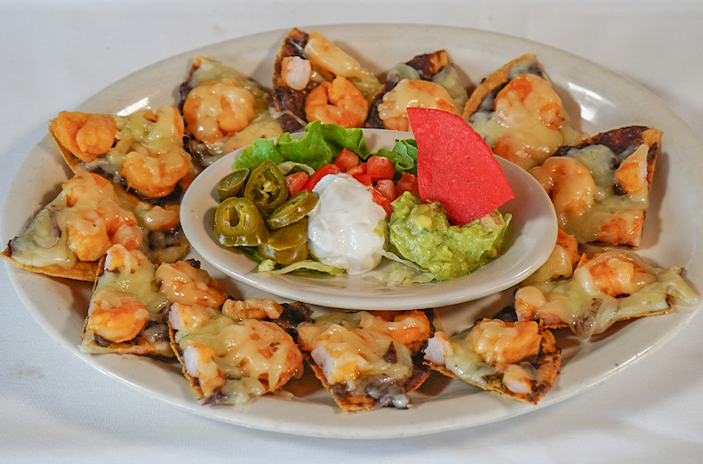 Shrimp Fajita Nachos FULL